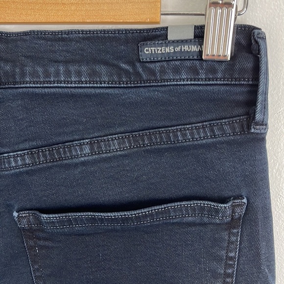 Citizens for Humanity Rocket Crop High Rise Skinny Black Jeans - Picture 7 of 11